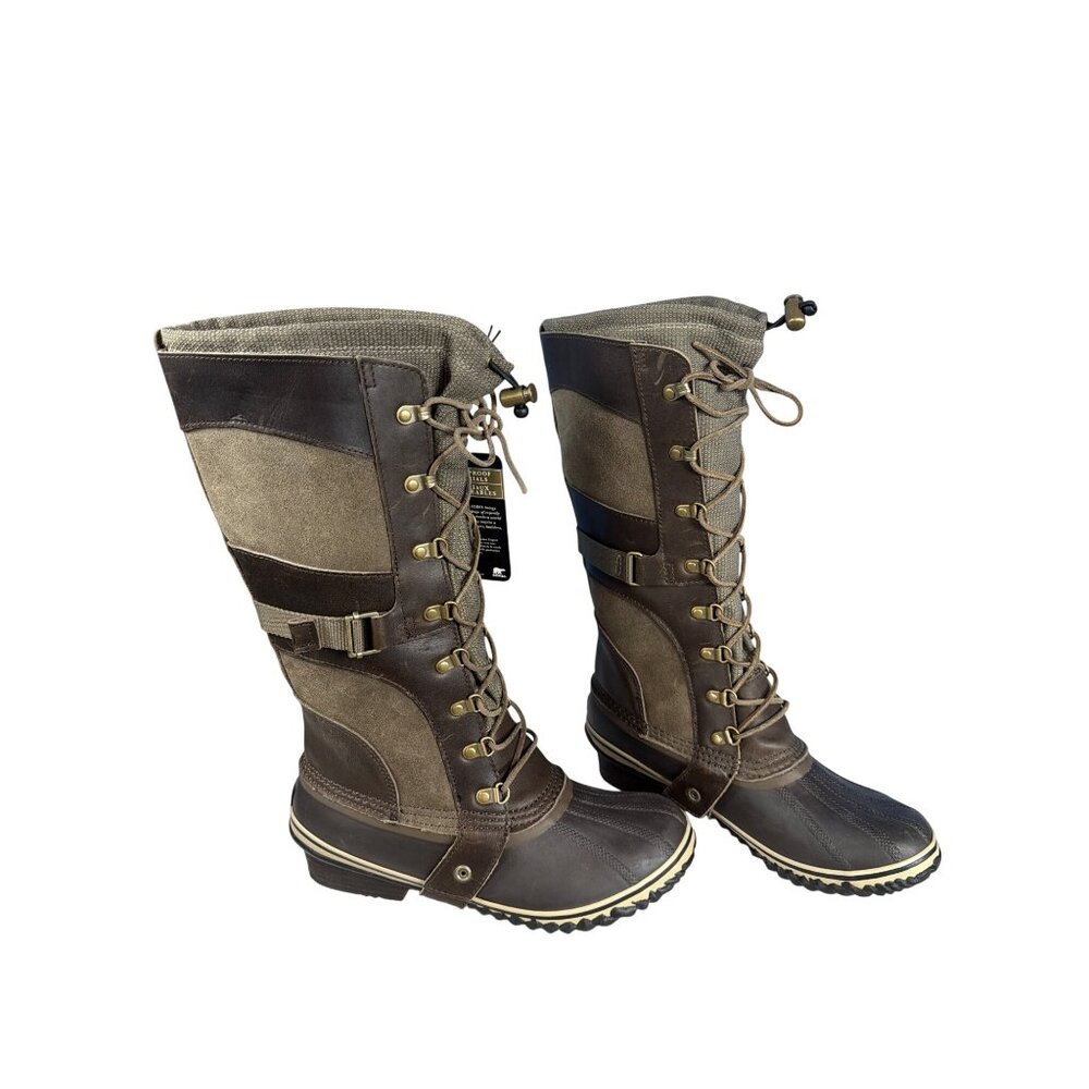 NWT Sorel W's 11 Conquest Carly Tall Waterproof Winter Boots MSRP$225 HTF - Picture 14 of 17